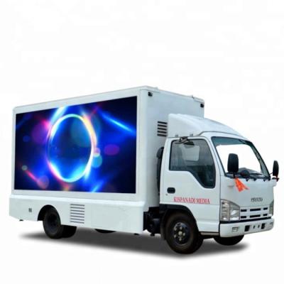 China Japan Brand ISUZU Scrolling LED Advertising Truck Outdoor Digital Billboard Mobile Truck for sale