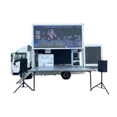 China P4 P5 P6 Outdoor Full Color Mobile LED Advertising Truck Digital Billboard Truck for sale