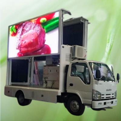 China ISUZU Mobile Truck Outdoor LED Digital Screen Billboard Display Advertising Stage Truck for sale