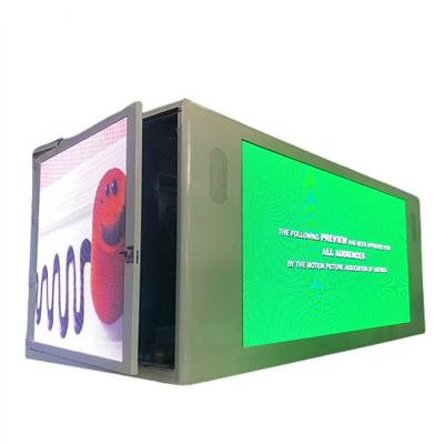 China Full Color LED Advertising Outdoor Mobile Truck Advertising LED Billboard Box For Truck Mounted for sale