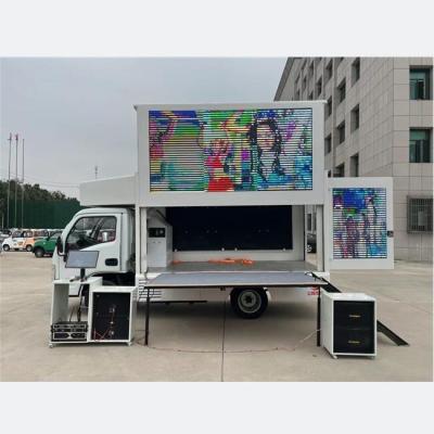 China YUEJIN Factory Direct Sale YUEJIN Outdoor LED Advertising Truck Digital Billboard Truck for sale