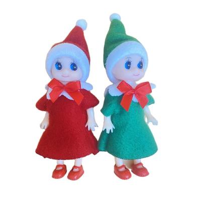 China Wholesale Mini Christmas Elves Elf Doll Decoration Christmas Doll Colorful Children Kids Toys for sale