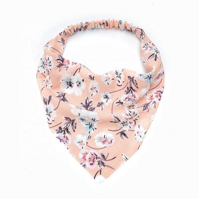 China Multi-Functional Band Women's Elastic Hair Scarf Triangle Hair Scarf Contracted Soft Headdress Headcloth for sale