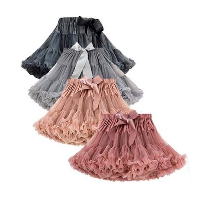 China Breathable girl dress up skirts for baby kids dance dress polyester tutu for party boutique kids quantity wholesale clothes for sale