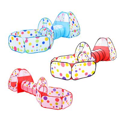 China Foldable Sports Toy Kids House Ocean Ball Pool Shooting Baby Tunnel Child Tunnel Tent for sale