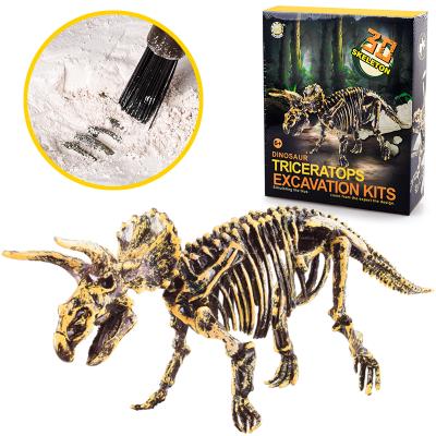 China Plastic Dinosaur Bone Excavation Toys Children Dinosfossil Excavation Toys Kids Archeology Dinosaurs 501 Plastic Skeleton Education for sale