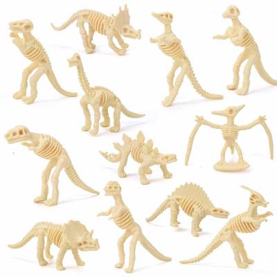 China A large selection of 636g model toy of mini early childhood children's simulation education plastic children's dinosaur model for sale