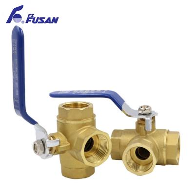 China General Way Brass Mini Ball Valve Price Of Pressure 1.6Mpa DN15 DN20 DN25 3 1 Inch for sale