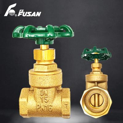 China Home Kitchen Gate Valve 1/2 - 4 Inch BSPT Internal Thread Forged Brass Gate Valve and Globes, Steam Gas Gate Valve for sale