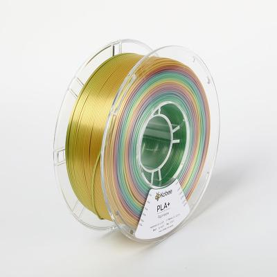 China 1kg 5kg 1.75mm 2.85mm High Quality PLA 3D Silk Brilliant Silk 3D Printer Filament Rainbow 3D Printer Filament Pla Silk for sale