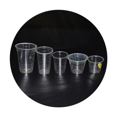 China China Biopoly Custom Wheat Straw Cornstarch Disposable Plastic Drinking Logo Printing Eco Friendly Compostable Food Cups Transparent à venda