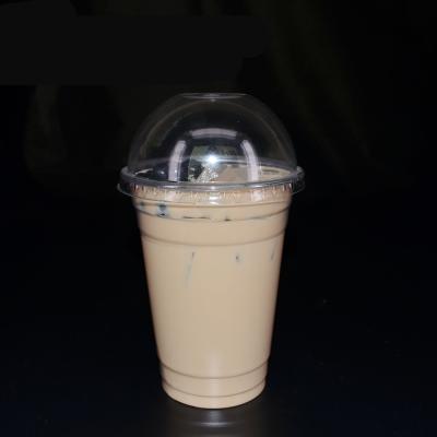 China Custom printed plastic disposable PET smoothies cup from china food supplier with lids à venda