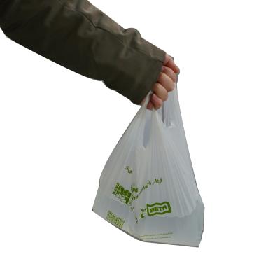 中国 BIODEGRADABLE PLA T-Shirt Bags Compostable Biodegradable Biodegradable Bags 販売のため