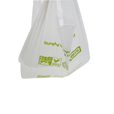 Cina BIODEGRADABLE Compostable Garbage Bag Corn Plastic Fruit Offset Printing Household PLA Bags On Roll Customized Size Factory in vendita