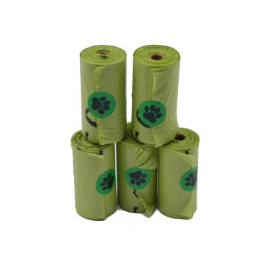 Κίνα 100% BIODEGRADABLE Eco-friendly Biodegradable Dispenser Waterproof Dog Poop Bag New Portable Clean Waste Cat And Dog Poop Bag For Dogs προς πώληση