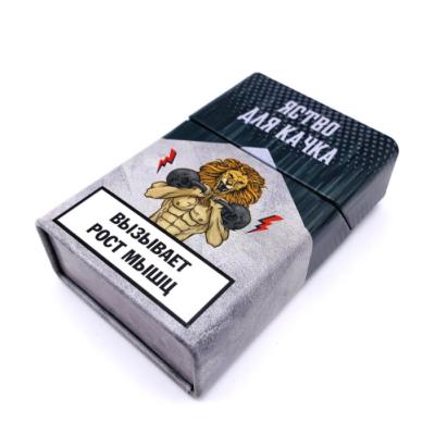 China Custom Empty Metal Tin Pack Cigarette Holder Tins Tobacco Box Small Cigarette Making Tins Tobacco Box Logo for sale