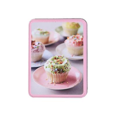 China Cookie Tin Box Food Grade Metal Packaging Cookie Decoration Cookie Tin Boxes for sale