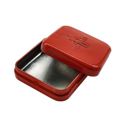 China Square Clamshell Candy Custom Gift Packaging Tin Packing Box for sale