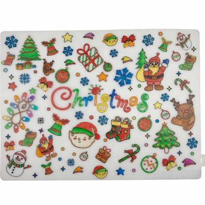 China Viable Baby Learning Silicone Kids Mat Foldable Custom Dining Table Drawing Desk Silicon Place Mat for sale