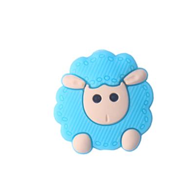 China Other Silicone Sheep Shape Beads DIY Baby Teether Chewing Bead Necklace Teether Toy for sale