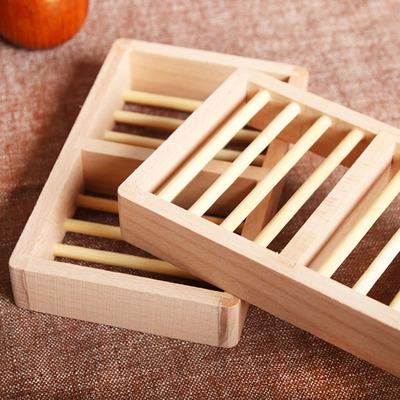 China All Natural Drop Shipping Natural Wooden Soap Dishsoap Dishes That Are Eco Friendly Bathroom Soap Tray Handmade Wooden Soap Box for sale