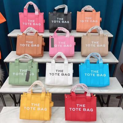 China 2022 Fashion Custom Bag A Logo Designer Tote Bag Pu Leather Luxury Large Capacity For Women's Tote Bags for sale