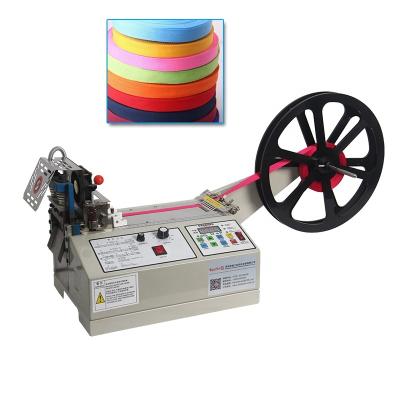 China Garment Shops Hot Best Price Auto Elastic Ribbon Webbing Cutting Machine for sale