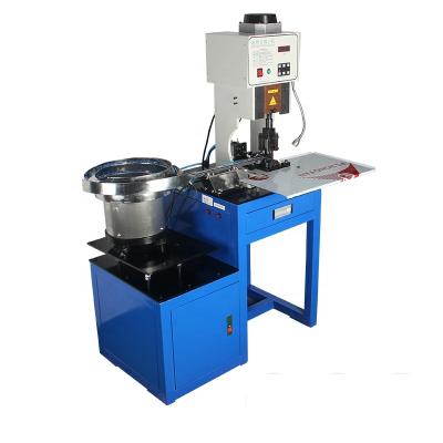 Cina Agent Price Insulated Ring Terminal Vibrate Plate Feed Crimp Crimping Machine in vendita