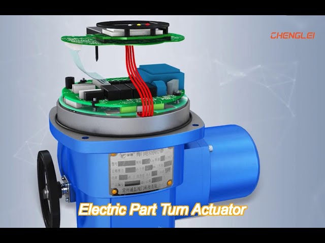 0.18 kw electric part turn actuator 600nm industrial electric rotary actuators