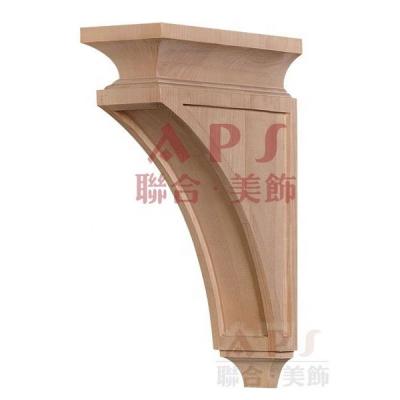 China Durable Wooden Furniture Parts Wooden Carved Braces Decorative Wooden Braces for sale