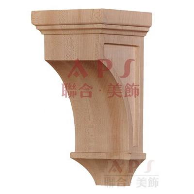 China Durable Contemporary Wooden Carved Wooden Brace Design Natural Decorative Wooden Braces for sale