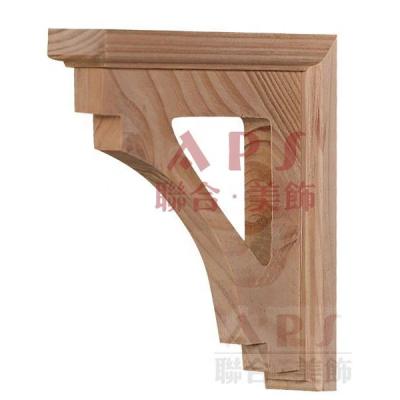 China Durable Decorative Furniture Prts Rack Wooden Braces Bracket for sale