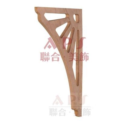 China Durable Wood Carvings Furniture Parts Decorative Wooden Braces Bracket for sale