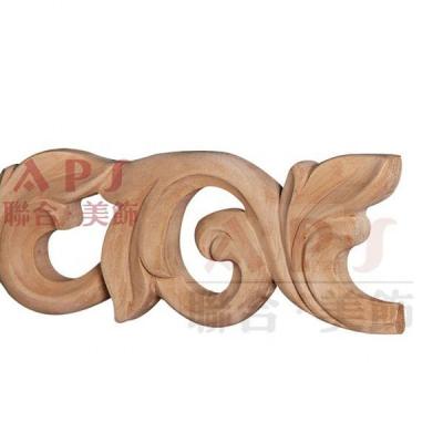 China Eco - Friendly Durable Wood Furniture Parts Decorative Molding Carved Wooden Frame for sale