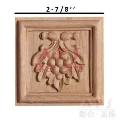 China Durable Hand Carved Wooden Decorative Antique Carvings Furniture Rosettes for sale