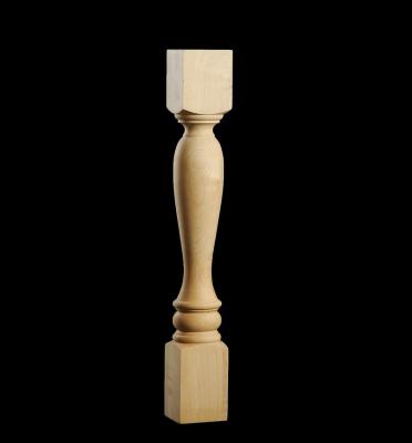 China Durable Other Home Furniture Parts Solid Wood Newel Post Wooden Staircase Baluster for sale