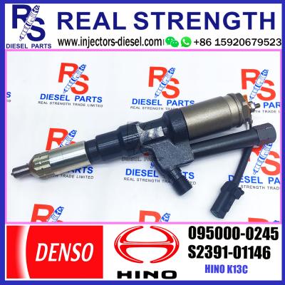 China 095000-0245 DENSO Diesel Injector 23910-1145 23910-1146 HINO K13C Injector for sale