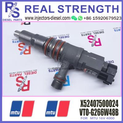 China MTU 16V 4000 Diesel Engine Injectors VTO-G266W48B X52407500024 for sale