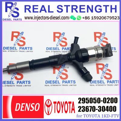 China 23670-09350 pulverizador comum 295050-0200 do combustível do injetor 23670-30400 do trilho para o injetor de Toyota Hilux 1KD-2KD D4D à venda