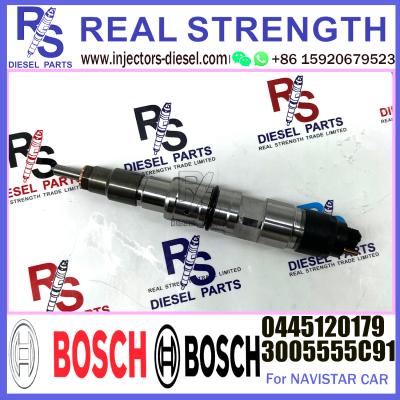 China Diesel Common Rail Injector Assembly 0445120179 3005555C91 fuel injector for Bosch 2008-2009 Navistar MaxxForce11.0L for sale