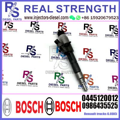 China Diesel Gemeenschappelijke Spoorbrandstofinjector 0445120012 0986435525 0445120013 5010450532 voor Renault-vrachtwagens 6.0DCi Te koop