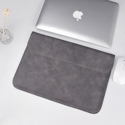 China Factory GENUINE LEATHER 13 inch 14 inch 15 inch PU notebook sleeve laptop waterproof leather filter mount for Apple for sale