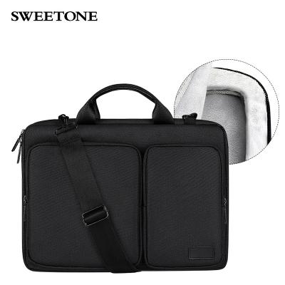 China Custom Business 13 Laptop Briefcase Men Waterproof Polyester Waterproof Messenger Shoulder Laptop Bags 14 15 16 Inch Ladies Men Women For Computers for sale