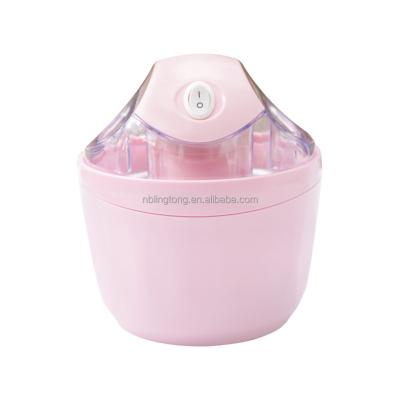 China New Arrival Household Portable DIY Homemade Mini Soft Ice Cream Maker Electric Hotel Hotel For Summer for sale