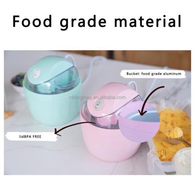 China Hotel Efficient Production Hot Selling Mini Yogurt Fruit Ice Cream Maker Homeuse Diy Portable Ice Cream Maker for sale