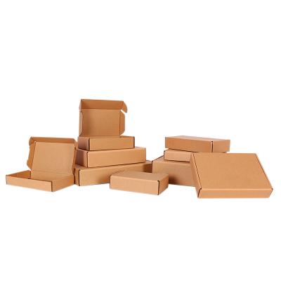 China Eco-friendly Recyclable Paper Packaging Box Customized Paper Packaging Custom Printed Small Kraft Paper Box for sale