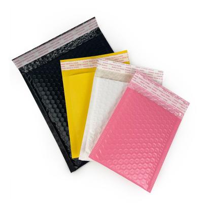 China LOGO Pink Waterproof Bubbles Mailers Custom Made Non-Toxic Eco-Friendly Waterproof Wraps Messenger With Padded Bubble for sale