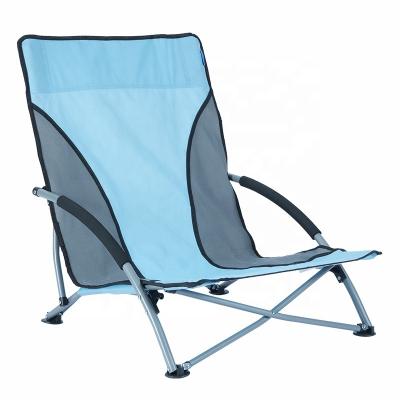 China Modern Outdoor Leisure Aluminum Lightweight Portable Folding Beach Chair for sale