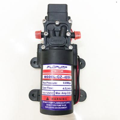 China Automotive industry size quality flopump signal diaphragm pump 12v micro dc flo pump GZ-4200 disinfection pump 12v 4L/MIN for sale