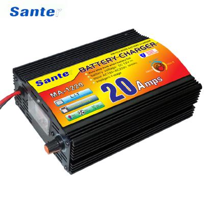 China Smart Standard Battery Santer Battery Charger MA-1220A 100V-240V Lead Acid Battery Charger for sale